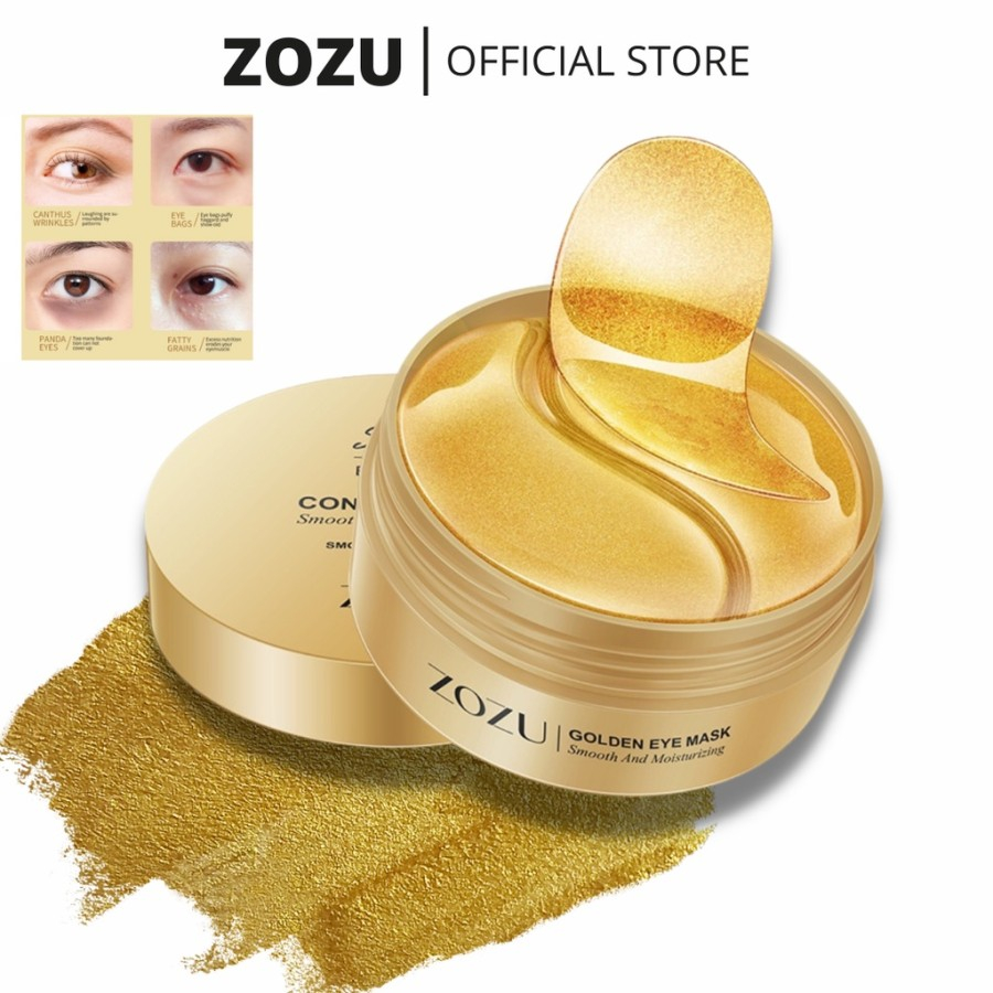Zozu Eye Mask Patch Masker Mata Gold Collagen Avocado Isi 60 Lembar