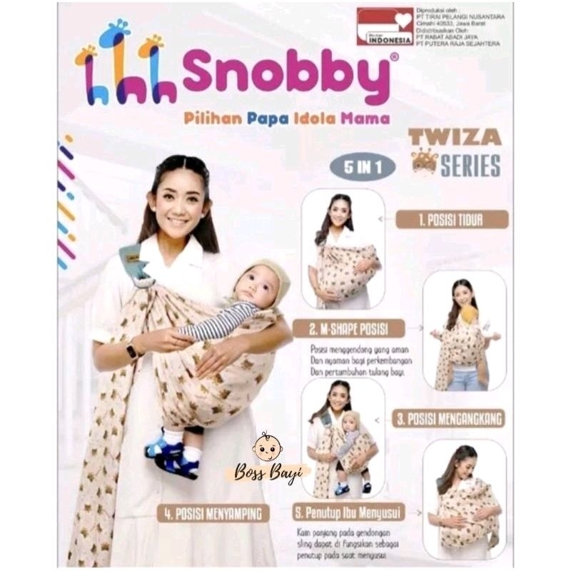 SNOBBY - Gendongan Bayi Twiza Series TPG6945