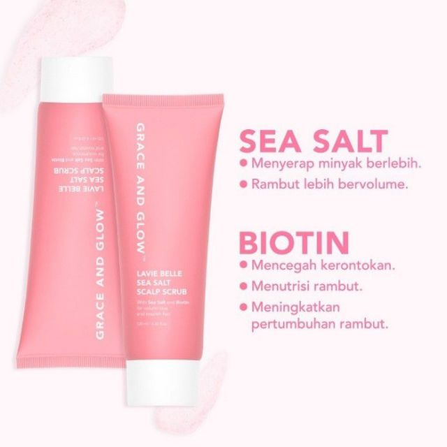 Grace And Glow lavie belle Sea Salt Scalp Scrub