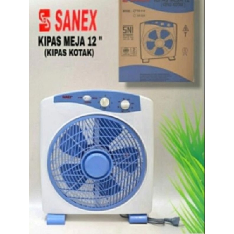 Kipas angin kotak sanex 12inch/box fan sanex 12 inch