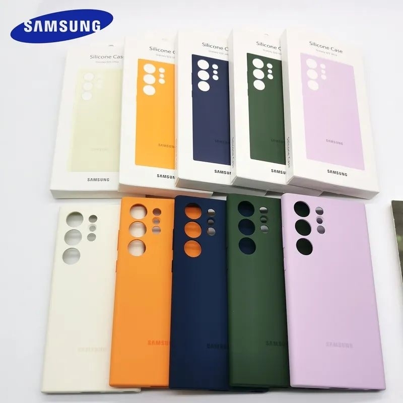 Original Silicone Case Samsung Galaxy S23 Plus Ultra 5G