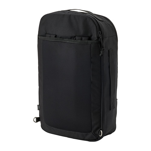 VARLDENS Ransel travel, hitam, 33x17x55 cm/36 l