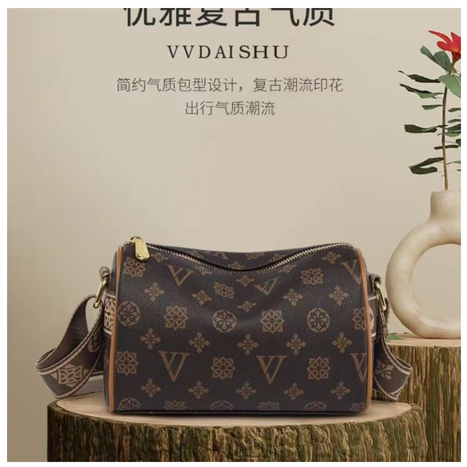 BJ32232 - BROWN TAS JINJING HANDBAG SLEMPANG WANITA FASHION KOREA CHINA IMPORT MODIS ELEGAN TERMURAH TERLARIS TERBARU BAGSTORE JAKARTA TAS BATAM LT2232