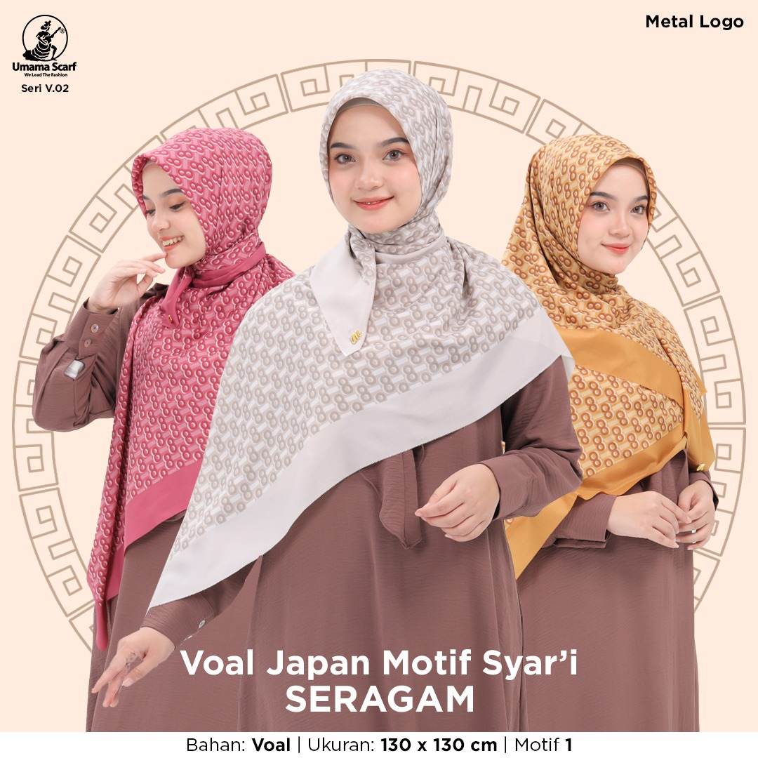 JILBAB SEGI EMPAT MOTIF SYARI / HIJAB SYARI MOTIF BY UMAMA / JILBAB UMAMA SYARI MOTIF / KERUDUNG SEGI EMPAT SYARI BY UMAMA