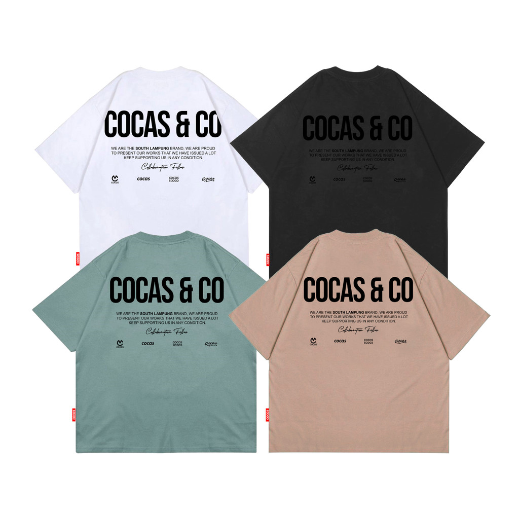 COCAS Kaos Original COCAS&CO Regular Cotton 24s