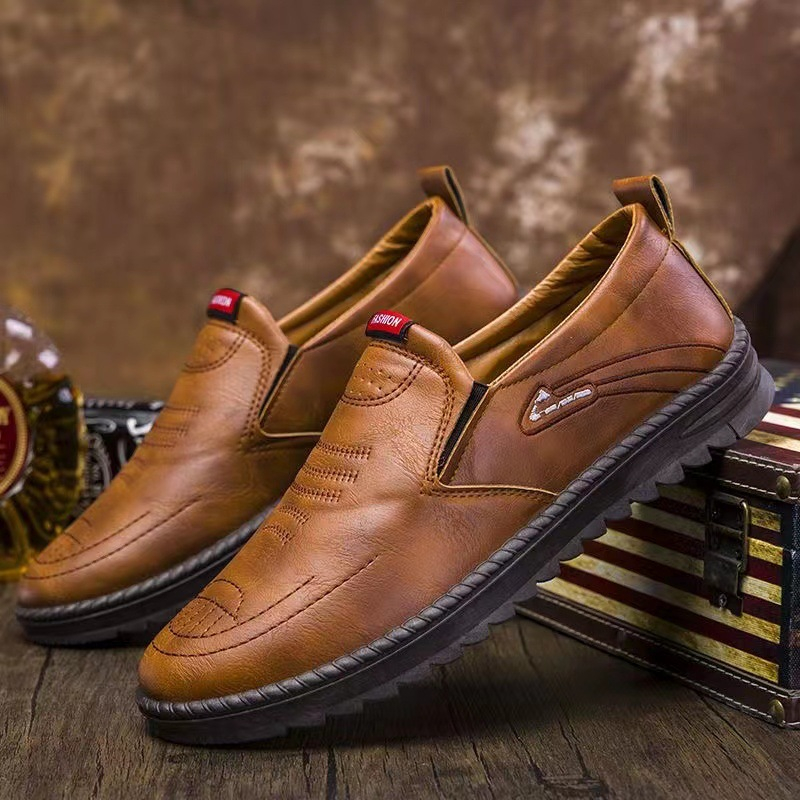 Sepatu slip on pria TERBARU K-20 Sepatu casual pria slip-on sepatu kulit  import sepatu pria kulit P