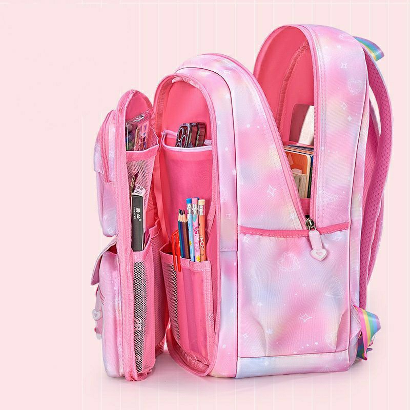 Tas Ransel Backpack Anak Sekolah SD Perempuan Princess Model Kulkas