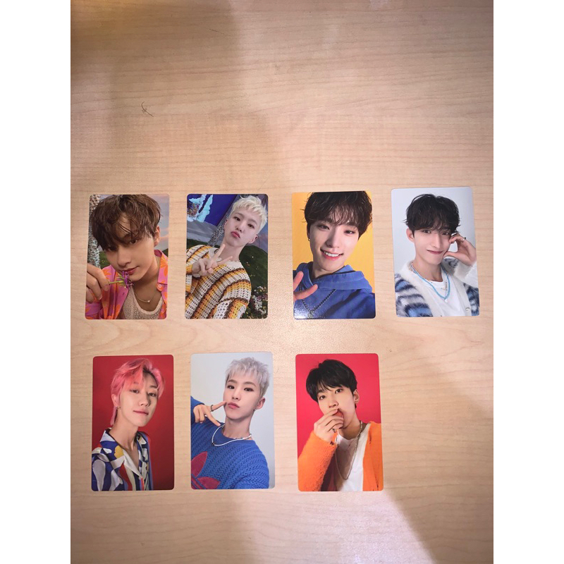 photocard seventeen official jun dino hoshi dk the8 wonwoo the name
