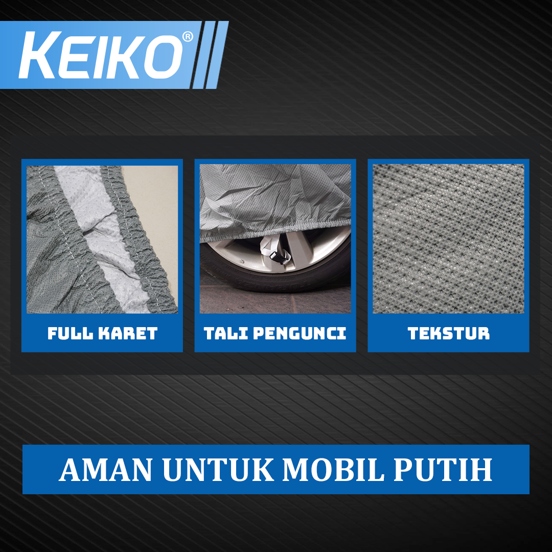 Sarung Cover Tutup 4 Layer Lapis Mantel Penutup Pembungkus Selimut Body Mobil Espass Jimny Katana Etios Valco Corolla Twincam Juke Chevrolet Captiva Spin Trax Spark Keiko Ultimate