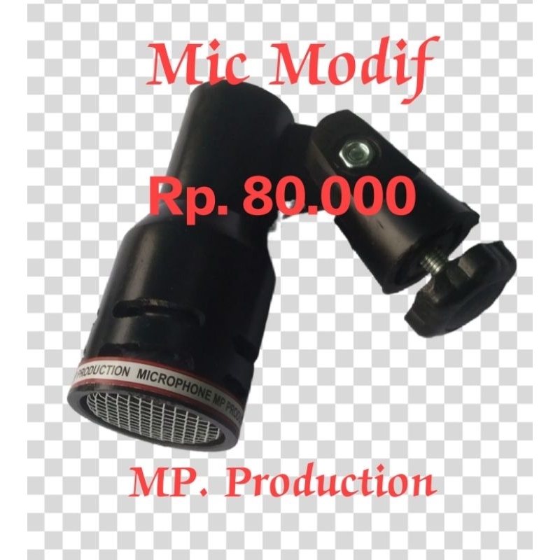 microphone untuk stand mic jepit kendang ketipung kempul drum