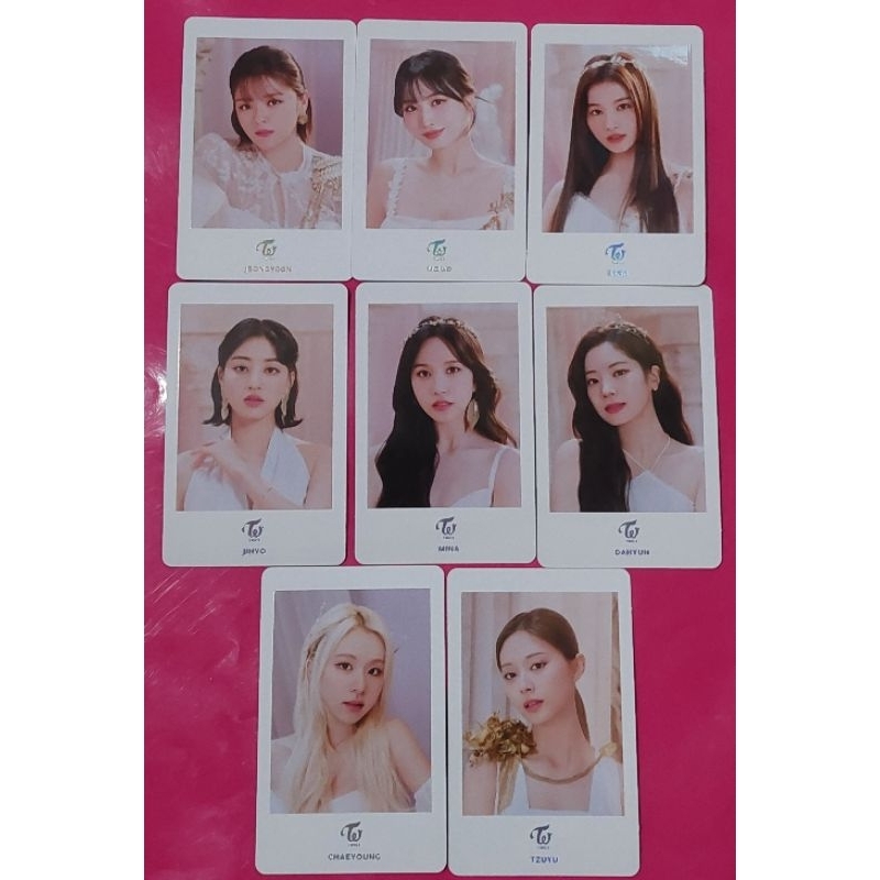 twice japan official photocard