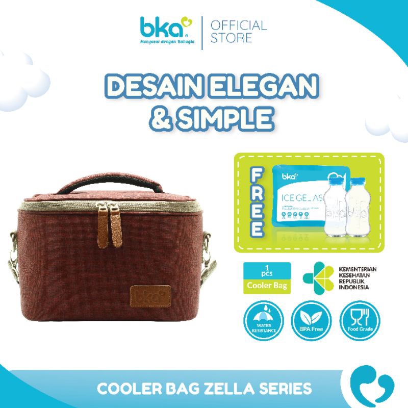 Cooler Bag BKA (Size Besar) / Tas Penyimpanan Asi BKA / Zella Series