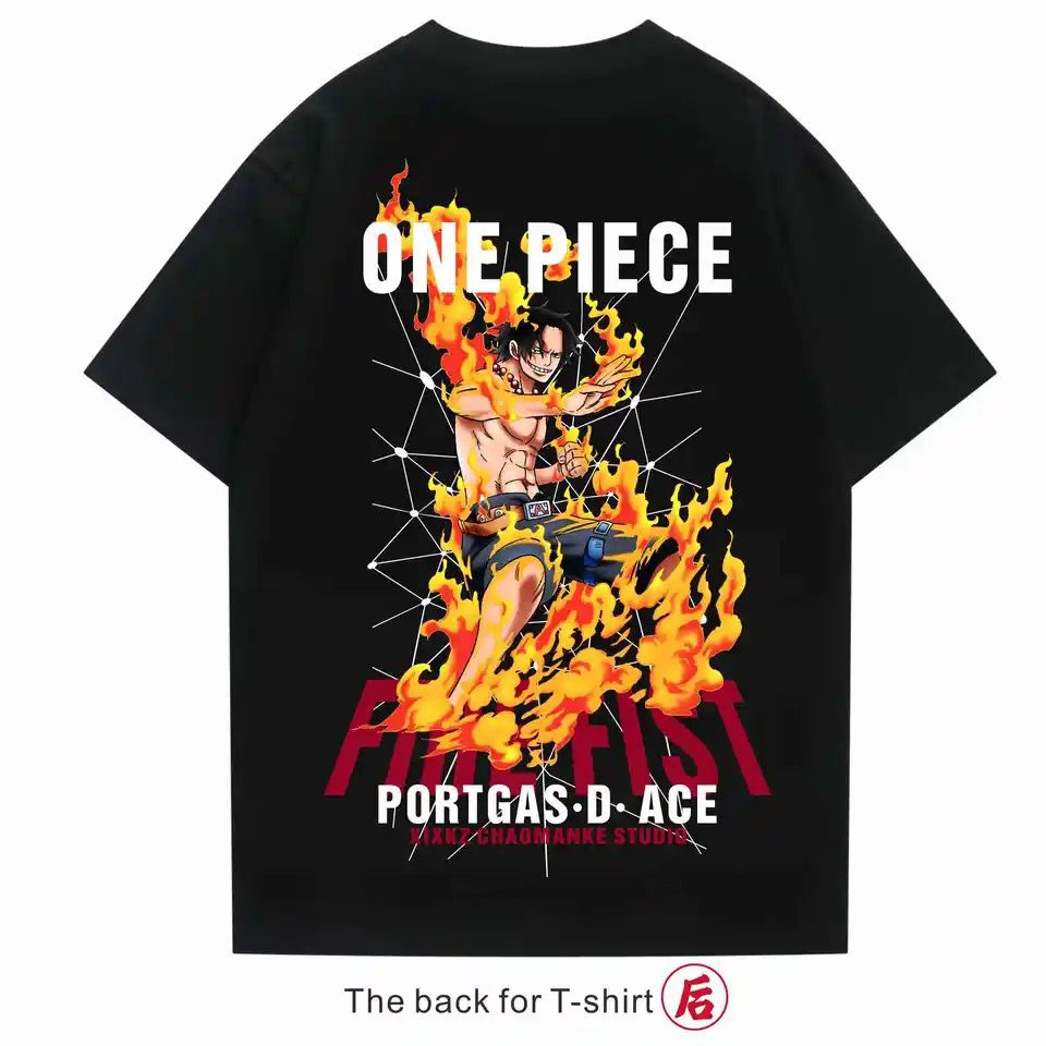 Kaos Anime One Piece Monkey D Luffy Cotton Combeb 24s