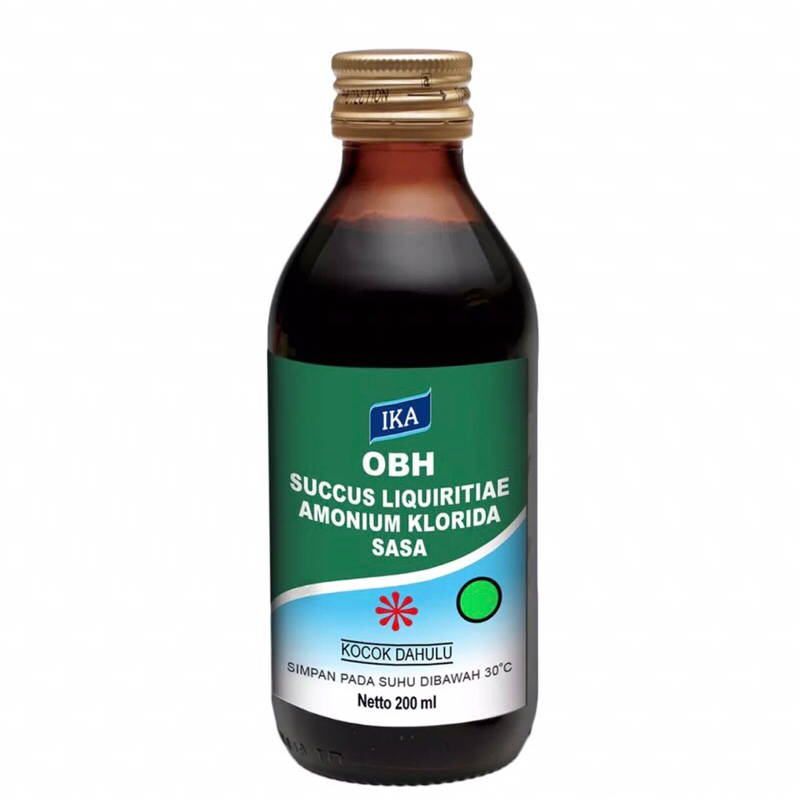 Obh Ika 200ml & 100ml / Obat Batuk Hitam Obh Ika 200ml & 100ml / MURAH