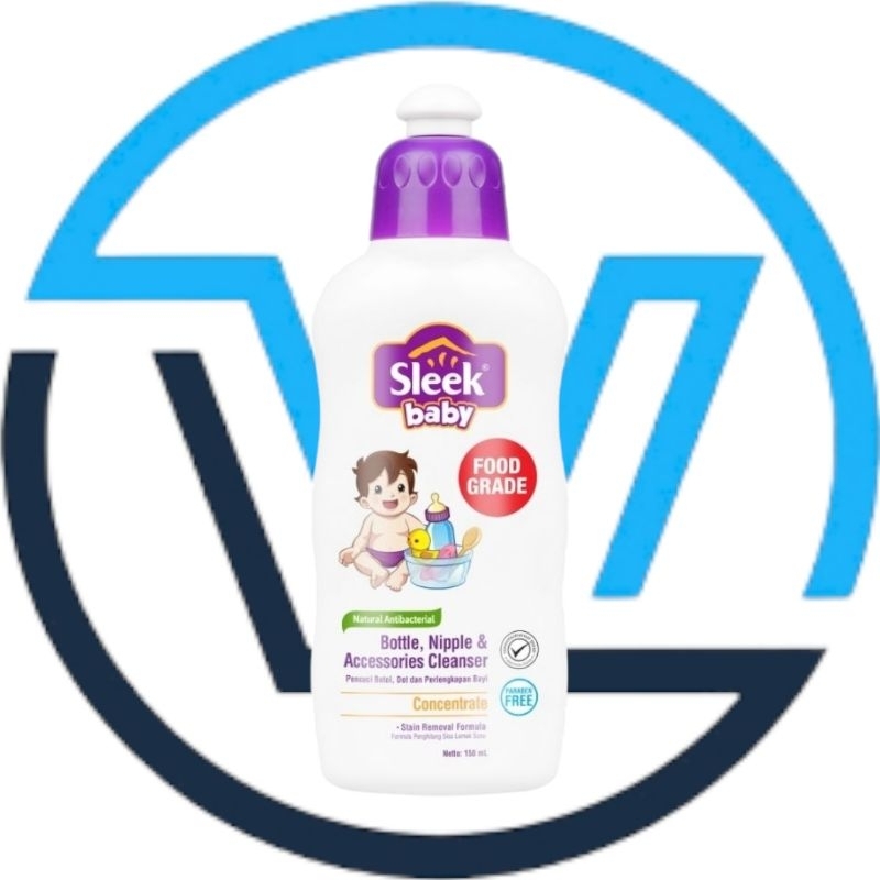 Sleek Baby Bottle, Nipple &amp; Accessories Cleanser 150ml
