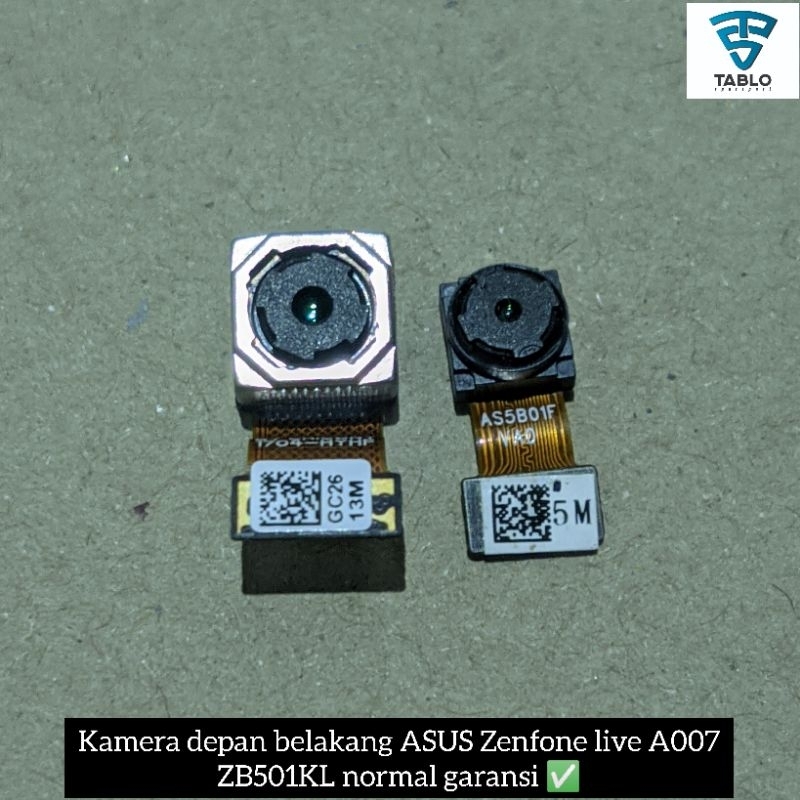 kamera depan belakang ASUS Zenfone live A007 ZB501KL original copotan hp normal garansi ✅