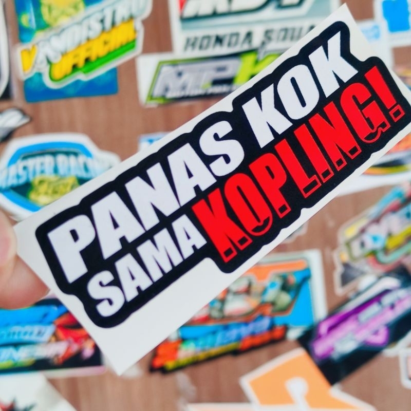 Stiker panas kok sama kopling (glossy)