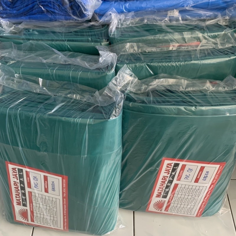 Terpal PVC Semi Karet 420 GSM OX Tarpaulin Lembaran Ukuran 2x3 3x4 3x5 4x5 4x6 4x7 4x7,5 4,5x7,5 5x6