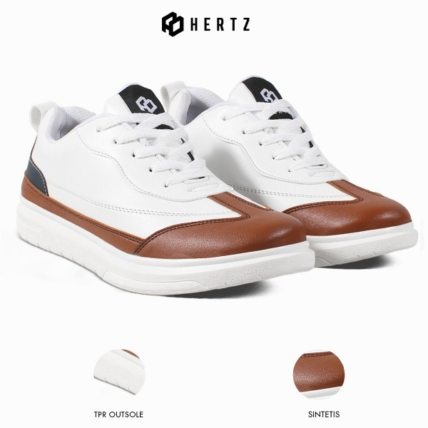 Sepatu Sneakers Wanita H 3778 Brand Hertz Sepatu Kets Casual Wanita Kuliah Santai Jalan Jalan Trendi Berkualitas - Putih