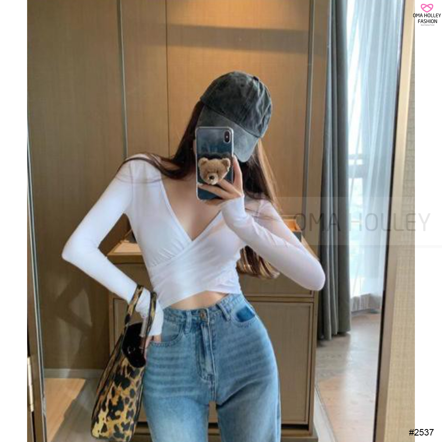 NUZ (COD) OH Fashion T-shirt Sling Crop Top Long #2537 (Part 1) - 01