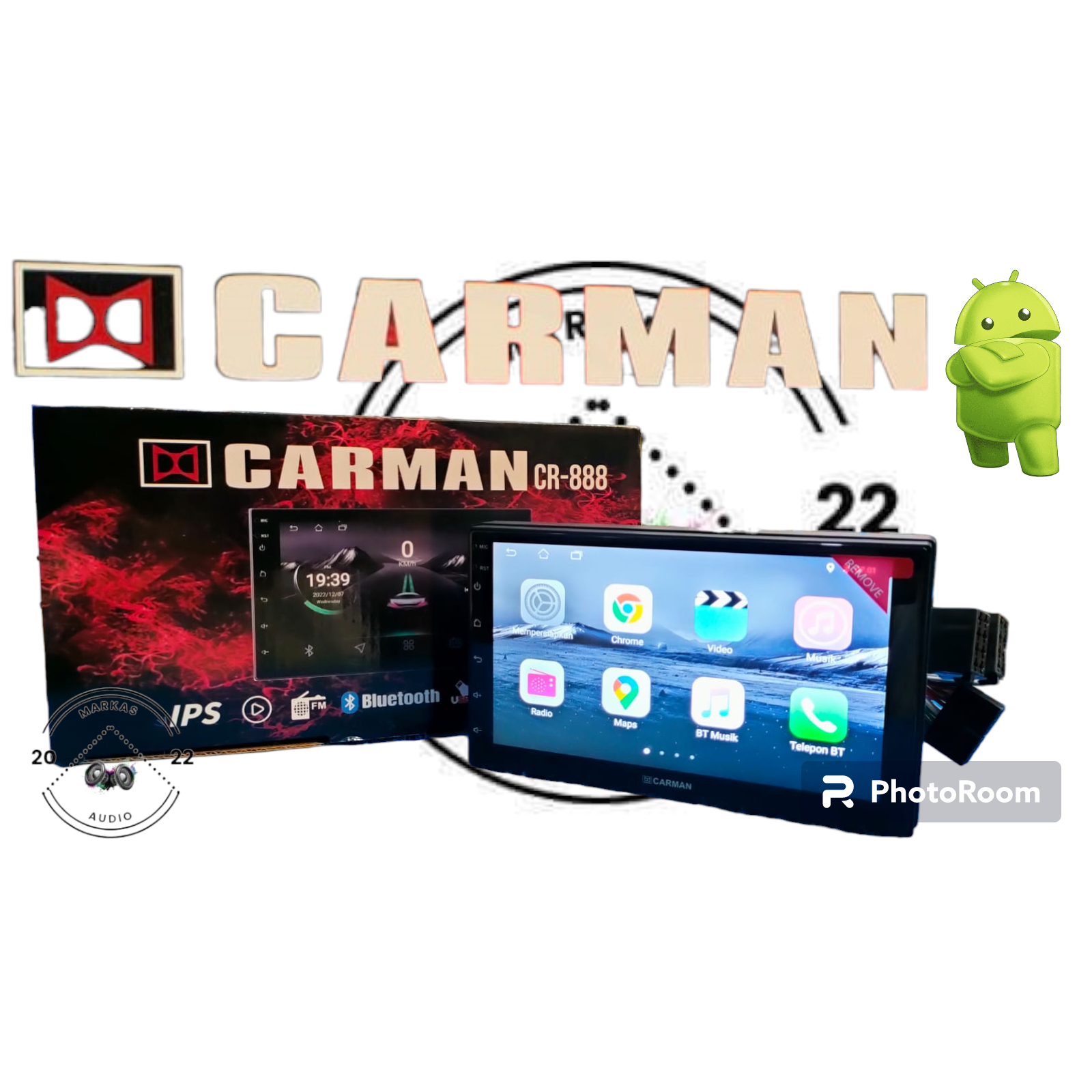 tv mobil android / head unit android carman 7 inch