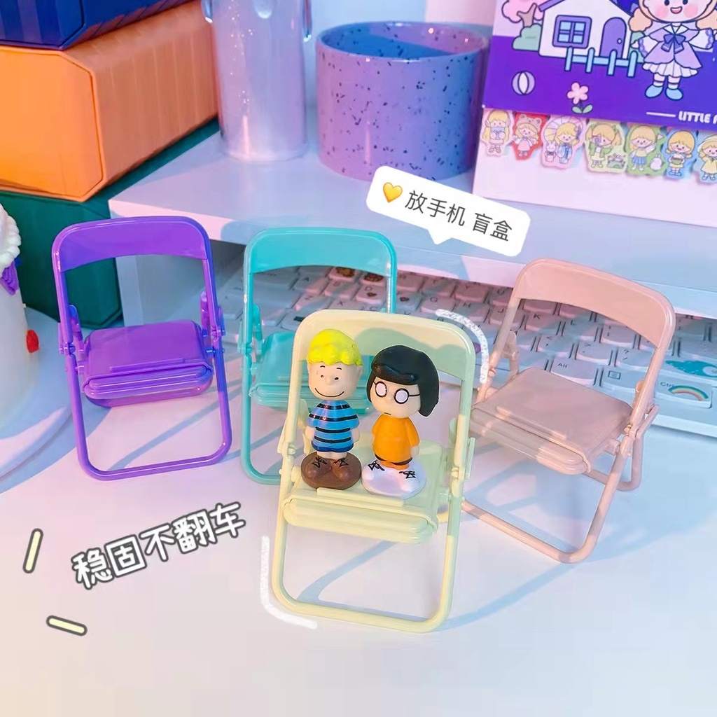 Phone Holder Kursi Macaron / Stand HP Model Kursi Lipat Dudukan Penyangga HP TERBARU
