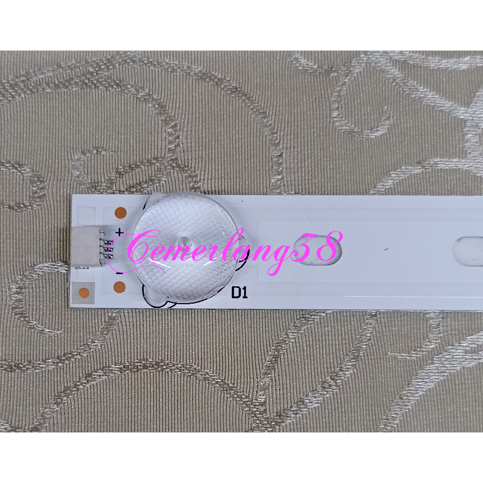 Lampu Backlight Led TV 3 V 9 kancing Back Light 3 Volt 9 mata 59.7cm