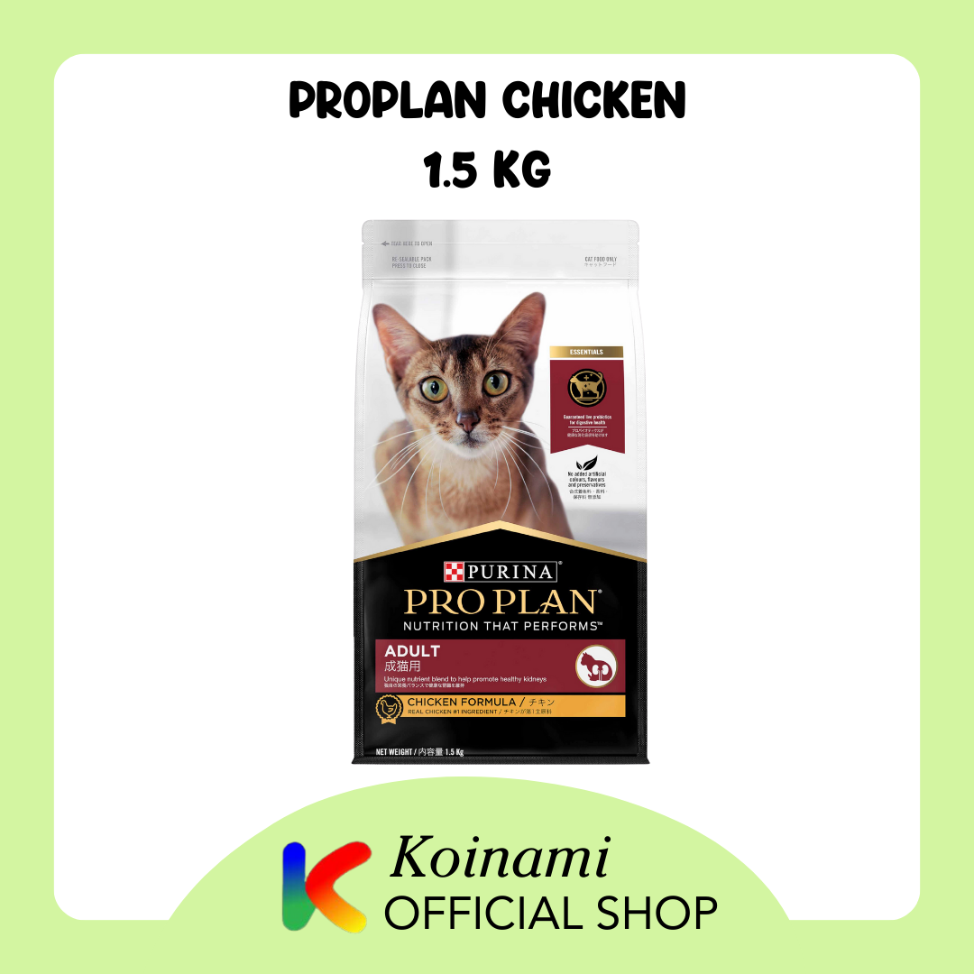 PROPLAN CHICKEN 1,5 KG ADULT / MAKANAN KUCING / CAT FOOD