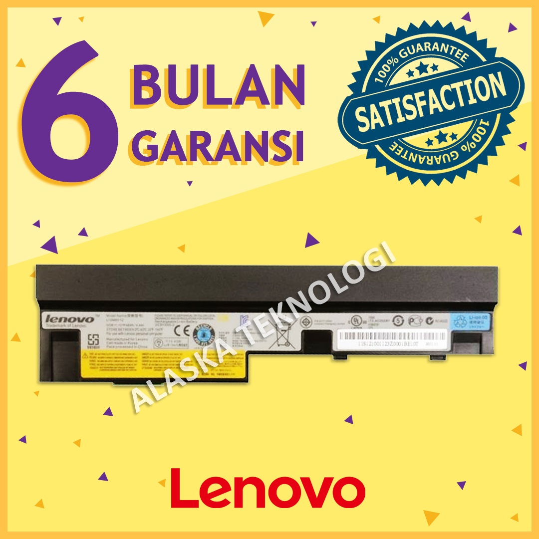 Original Baterai Laptop LENOVO IdeaPad S10-3 59-045096 S10-3 M33D3UK S10-3-06474CU S10-3A S10-3C S10