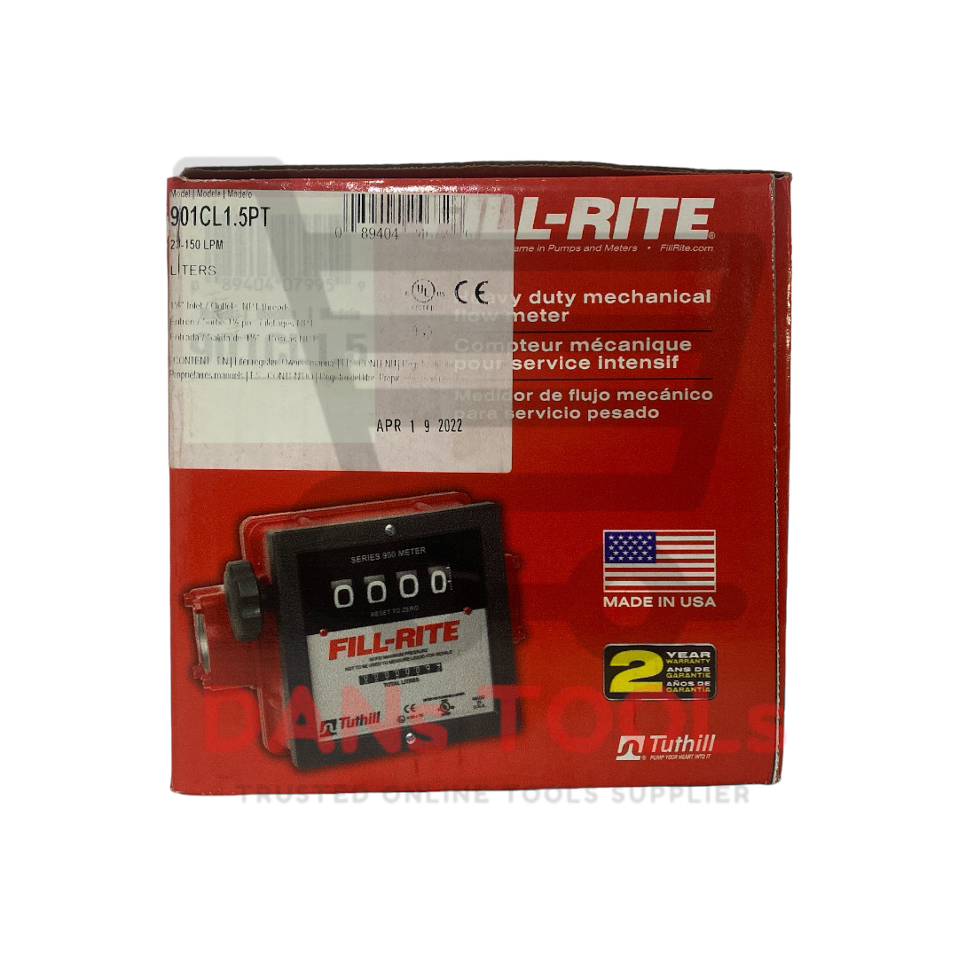 Flow Meter FILL RITE series 900 4 digit 1 1/2 inch