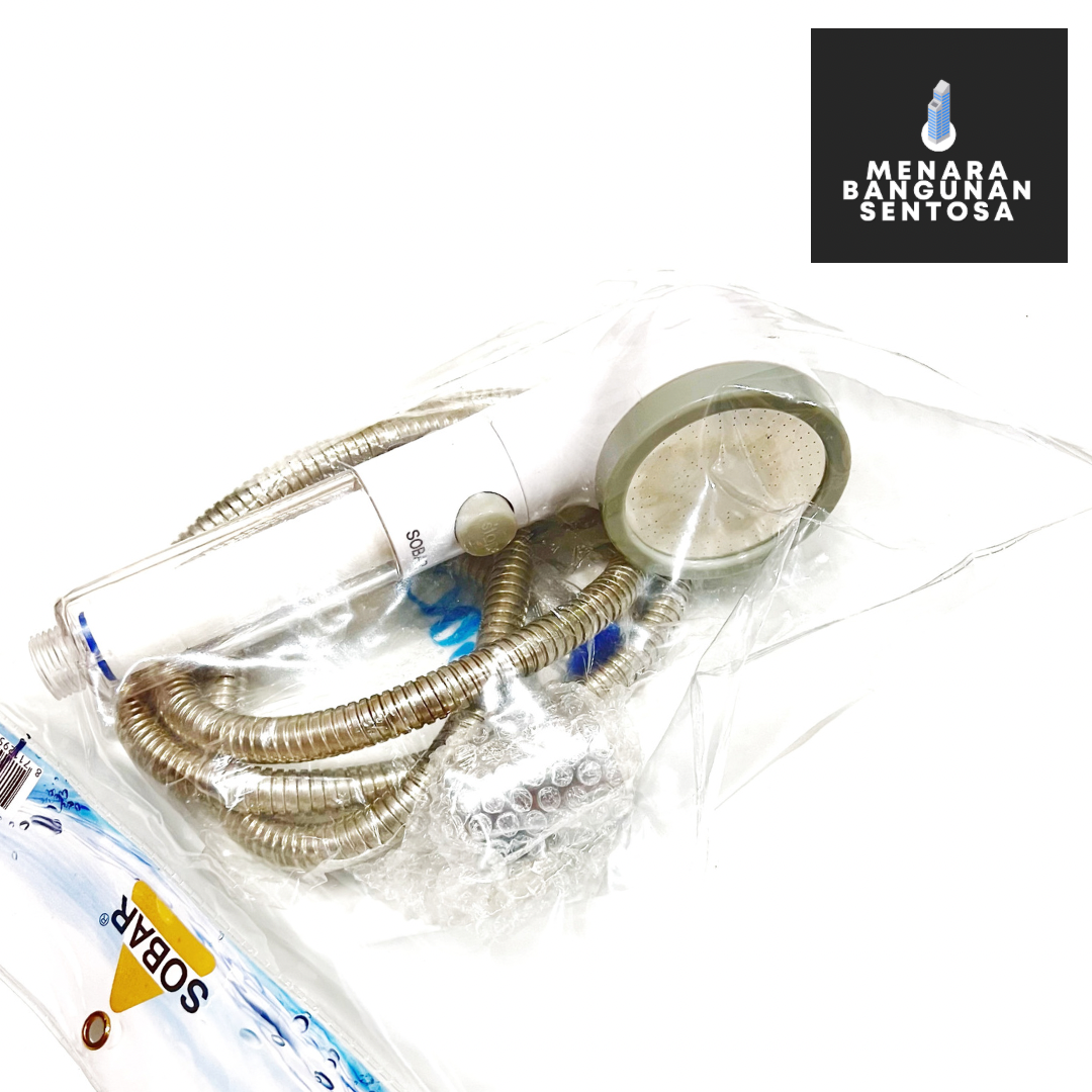 Hand Shower Sobar Putih 787 / Kepala Shower Mandi On Off Hemat Air + Filter Air