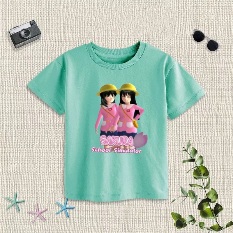 Kaos Anak SAKURA School Simulator ( Umur 2-13 Tahun ) Unisex