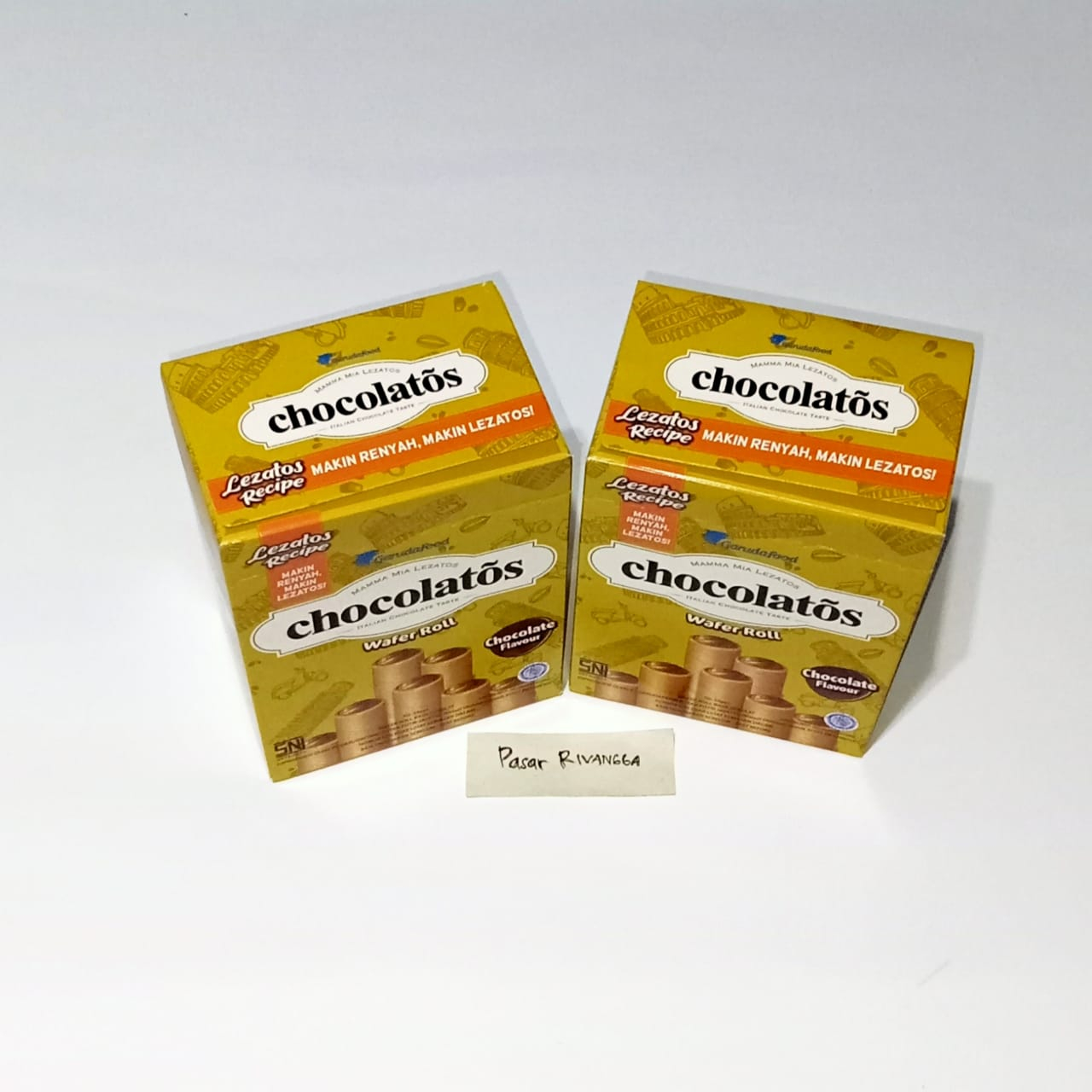 

chocolatos wafer roll coklat