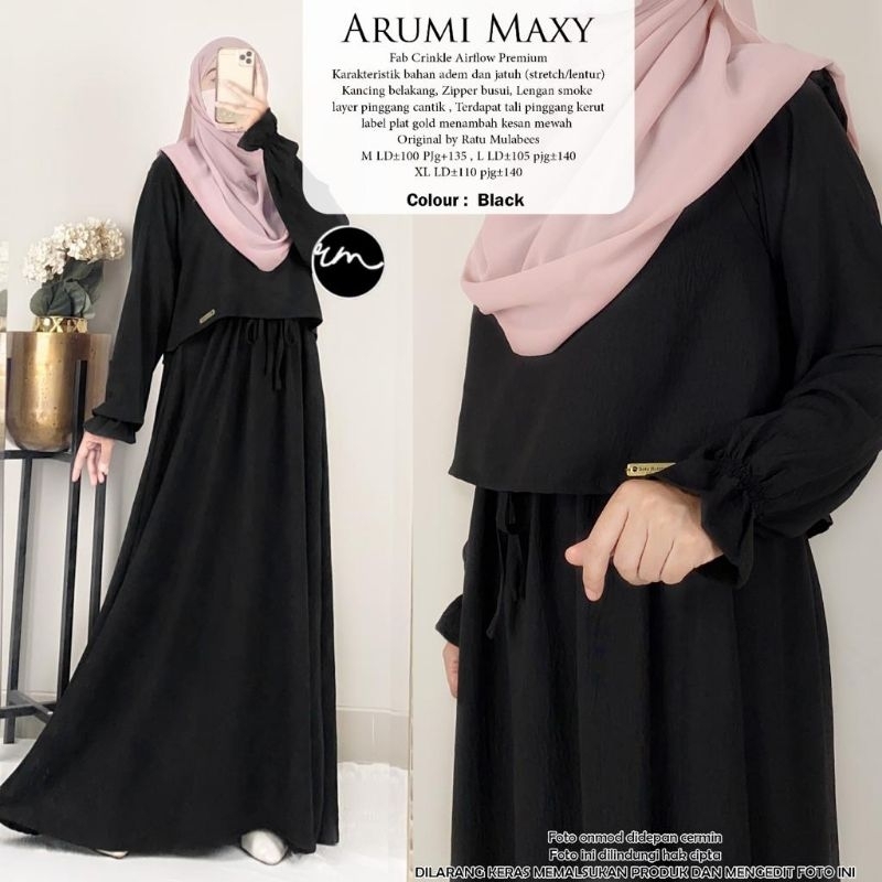 Arumi Maxy Gamis Terbaru by Ratu Mulabees