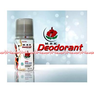 MBK Deodorant 40gr Roll On Men Body Action Antiperspirant Antioxidant Deodoran Pria Cowok Laki M.B.K