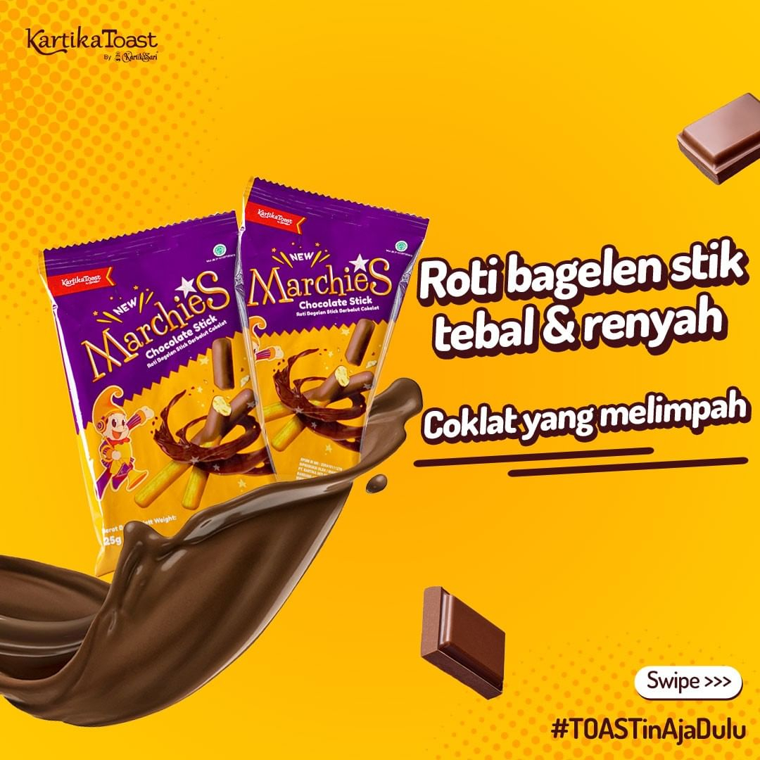 Kartika Toast Marchies Chocolate Stick 50gr