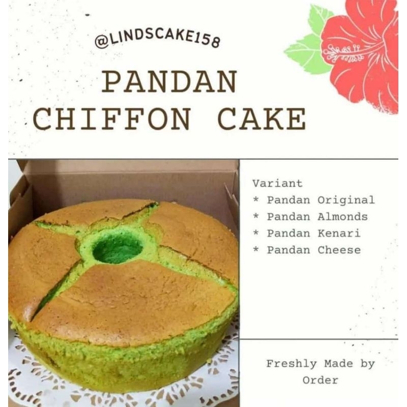 

CHIFFON CAKE PANDAN ORIGINAL D 18