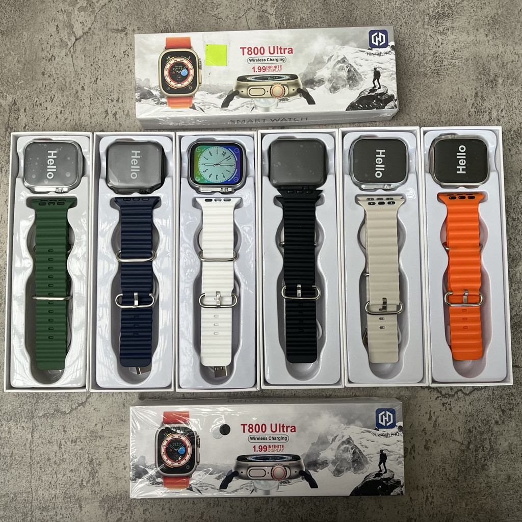 Smartwatch Series ULTRA + 1 Strap Jam Tangan Series 5 Premium Quality Bisa Custom Foto ULTRA