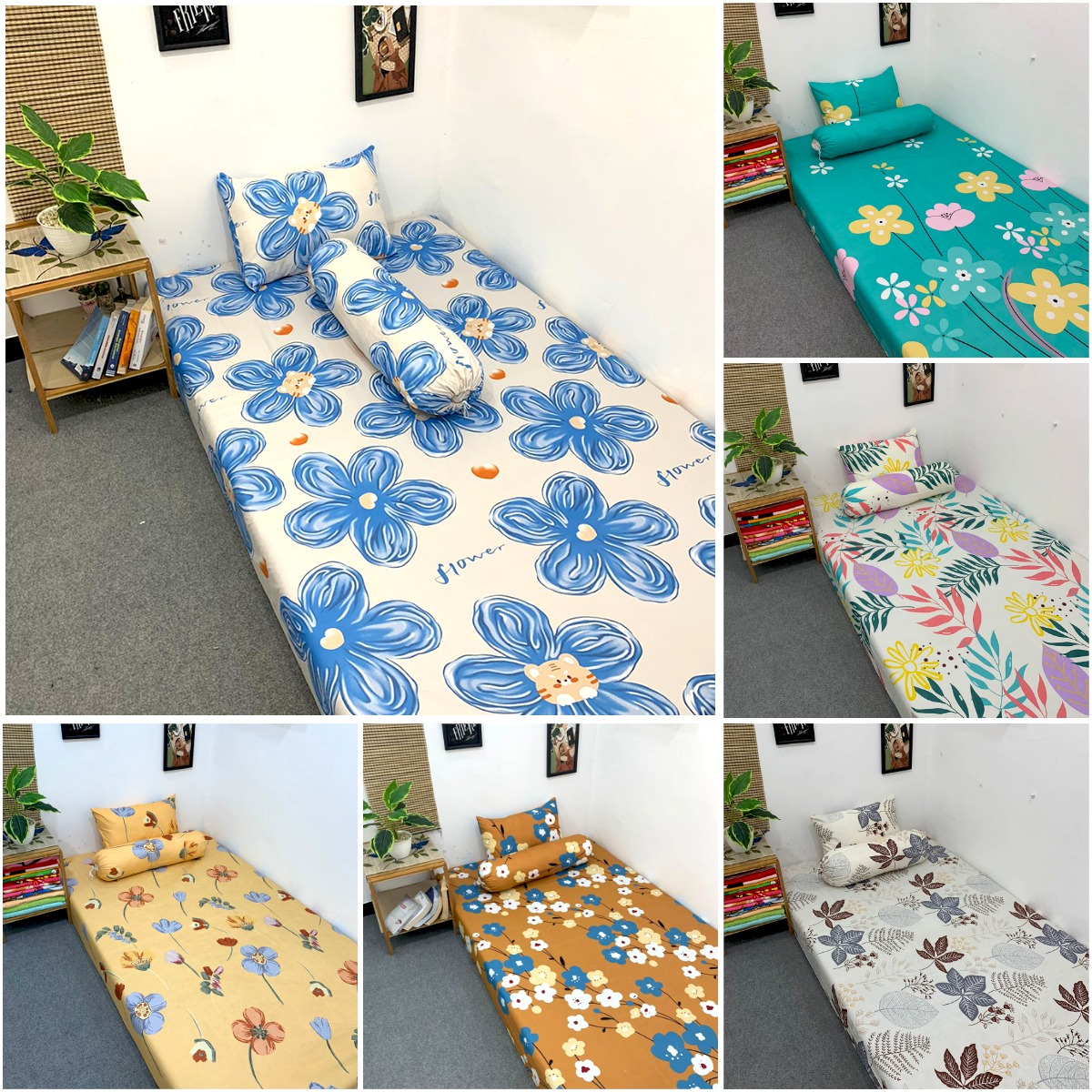 SPREI/SEPREI AESTHETIC / SPREI HOMEMADE MOTIF EMILY KOTAK KOTAK / TARTAN GRID UK 180/160/120 KOREAN STYLE AESTETHIC KATUN DISPERSE