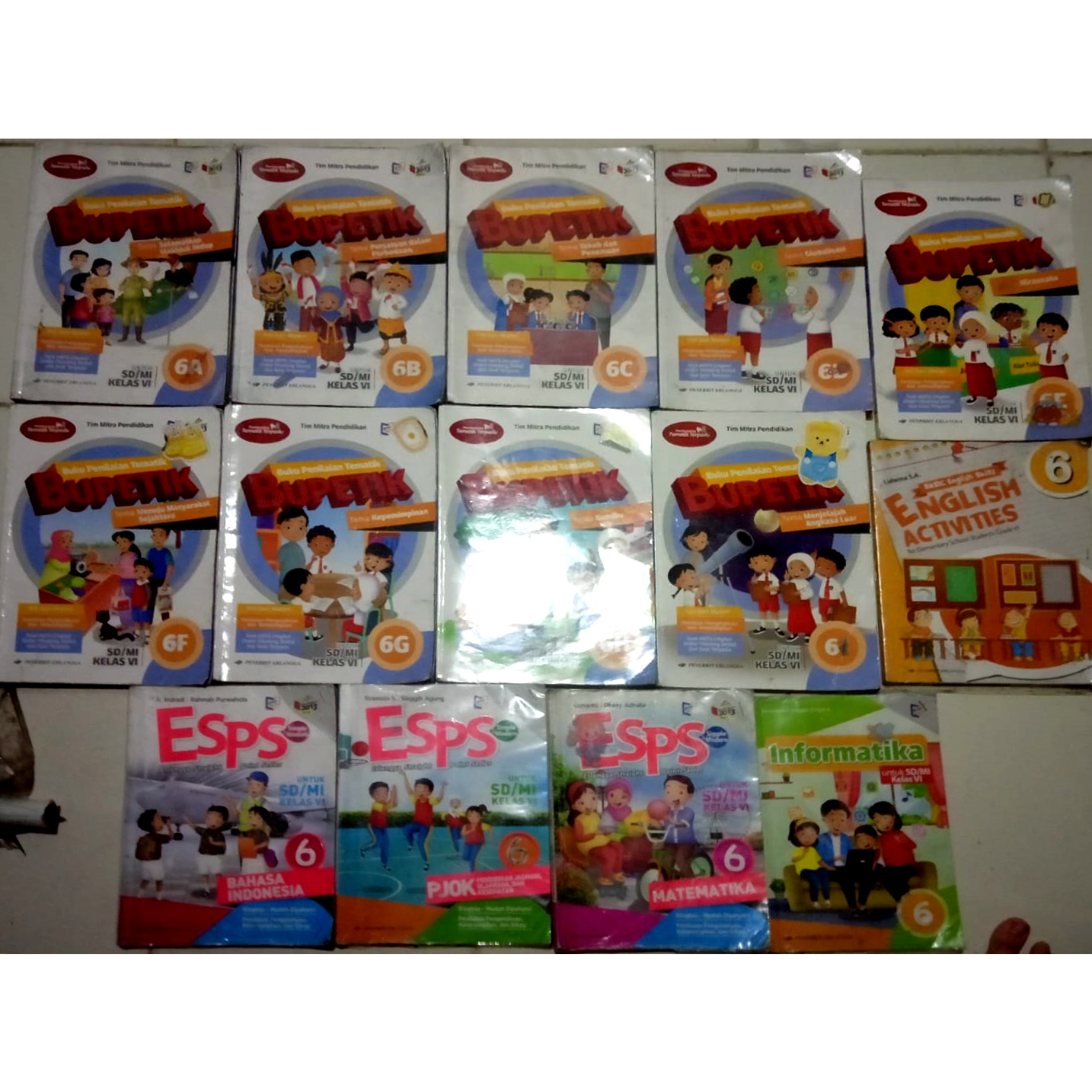 

buku pelajaran kelas 6 sd