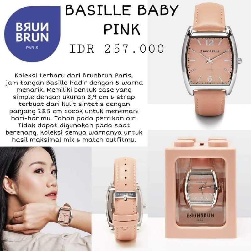 Brunbrun paris jam basille pink promo