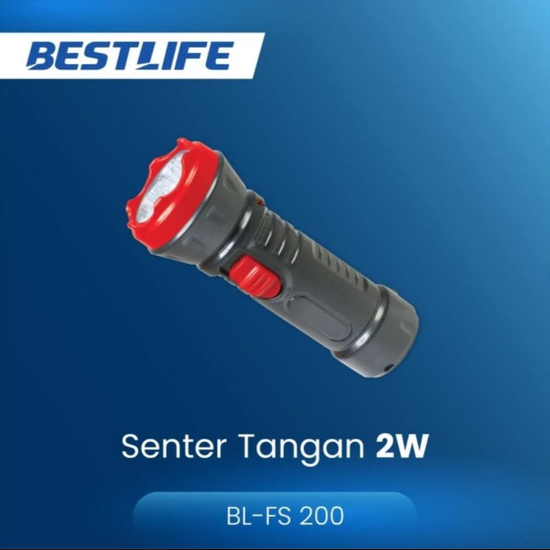 Senter 2Watt Super LED Best Life Senter Tangan 2w Kecil BLFS200 Charge