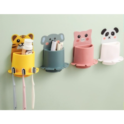 Tempat Sikat Gigi Tempel Dinding Karakter /wadah sikat gigi