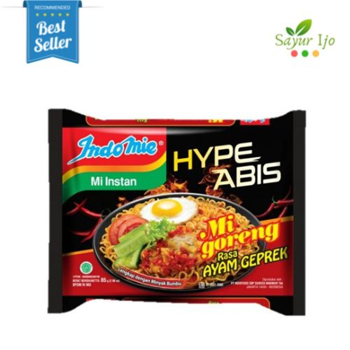 

Indomie Hype Abis Ayam Geprek 75 Gram / Bks Mie Goreng Instant Noodle