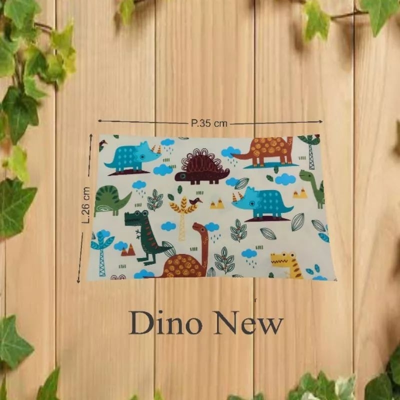 Bantal Bayi Anti Peyang Kulit Kacang Hijau (dino new)