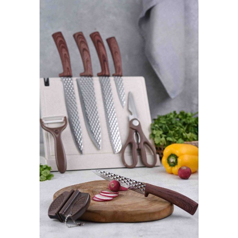 IDEALIFE - Professional Knife Set - Perlengkapan Pisau Dapur - Set Pisau
