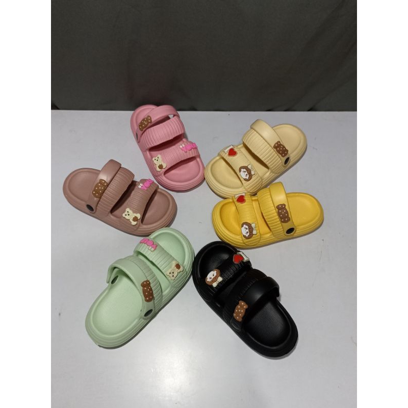 (COD)Sandal Sepatu Karet Anak CANDY Variasi Mainan/ Sandal karet Anak Perempuan Ban 2 Size 24-29