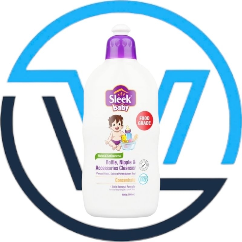 Sleek Baby Bottle, Nipple &amp; Accessories Cleanser 500ml