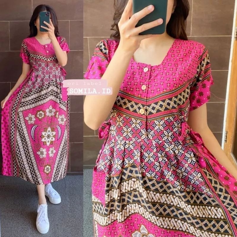 DASTER HAP SOMILA BUSUI LENGAN PENDEK CHIBI SERUT MOTIF BATIK