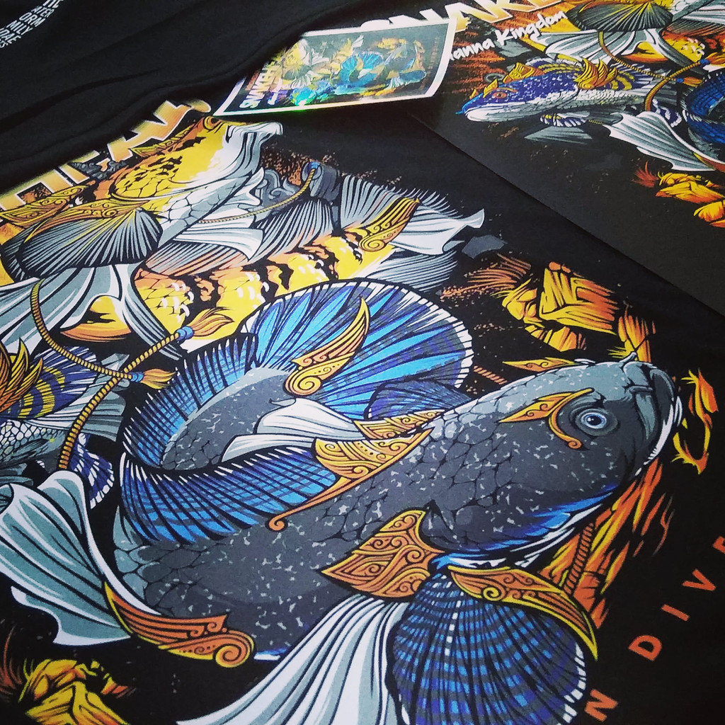 KAOS PECINTA IKAN CHANNA/CHANNA KINGDOM TSHIRT/KAOS IKAN CHANNA PREDATOR FISH TERBARU